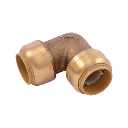Sharkbite SharkBite Push to Connect 3/4 in. PTC X 3/4 in. D Brass 90 Degree Elbow, PK4 U256LFA4